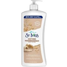 لوسیون بدن سینت ایوز مدل St.Ives Soothing حجم 621 میلی لیتر ا St.Ives Oatmeal And Shea Butter Soothing Body Lotion 621ml