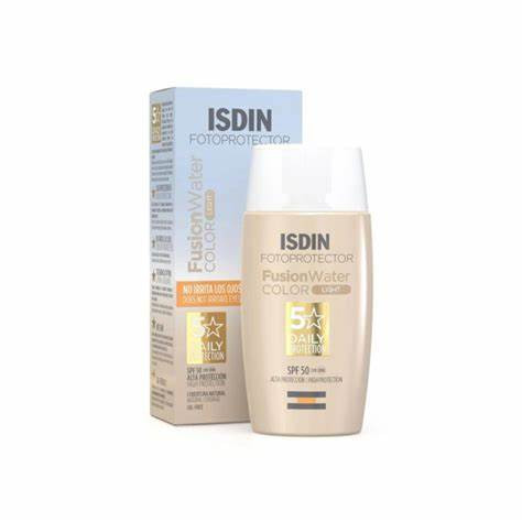 ضد آفتاب فیوژن واتر SPF50 رنگی ایزدین (تولید2023)