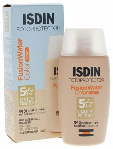 ضد آفتاب فیوژن واتر SPF50 رنگی ایزدین (تولید2023)