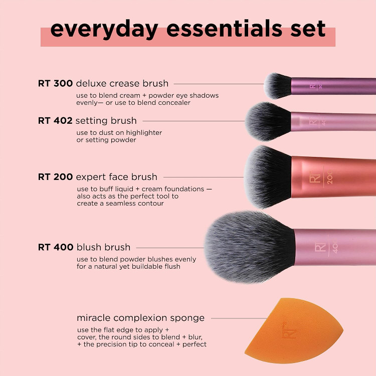 ست براش ریل تکنیک مدل everyday essentials اصل