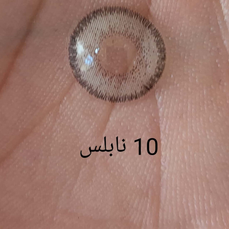 لنز رنگی نابلس فصلی 100 ساعته، شماره 10 مدل COLEN