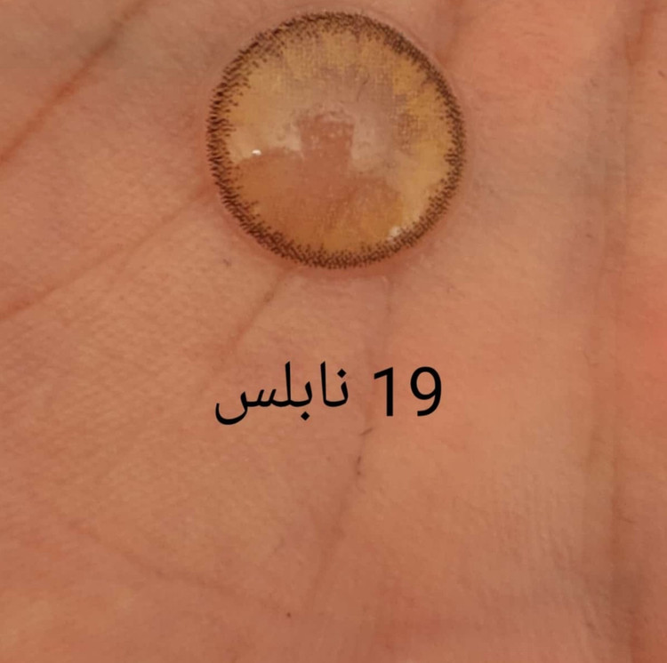 لنز رنگی نابلس فصلی 100 ساعته، شماره 19مدل COLEN