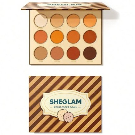 پالت سایه چشم رنگ گرم شیگلم مدل SMART COOKIE PALETTE