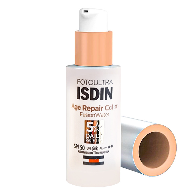 کرم ضد آفتاب رنگی ایزدین مدل AGE REPAIR حاوی SPF50 حجم 50 میل