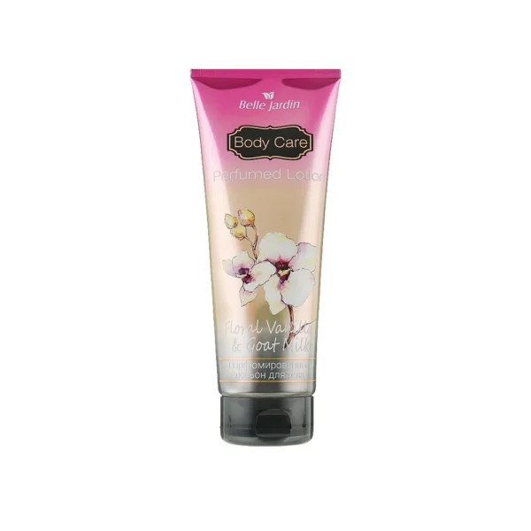 لوسیون بدن حاوی وانیلیا گل و شیر بز بل جاردین مدل Belle Jardin Body Lotion Floral Vanilla Goat milk