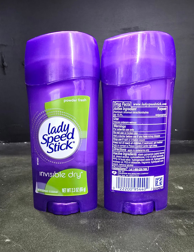 مام صابونی لیدی اسپید ۶۵ گرم با رایحه پودر بچه مدل invisible dry