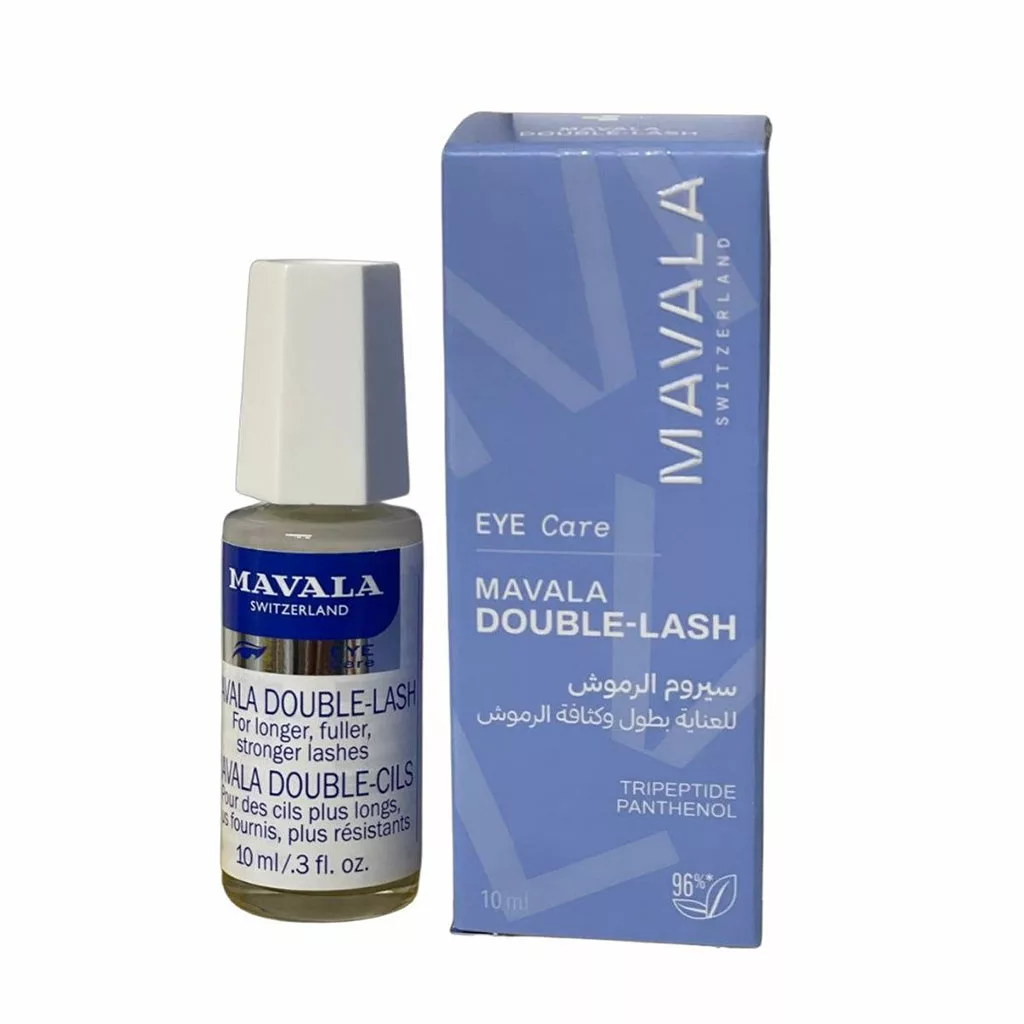 محلول تقویت کننده مژه و ابرو Double Lash ماوالا MAVALA حجم ۱۰ میل