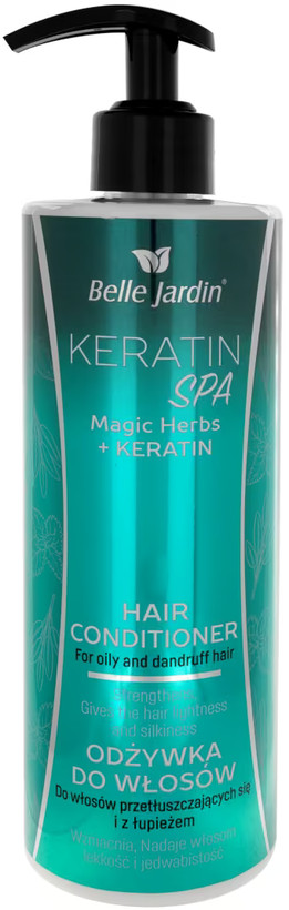 نرم کننده مو کراتین اسپا بل جاردین مدل magic herbs ضد شوره